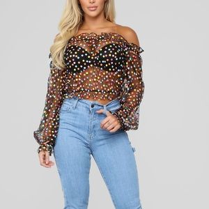 Fashion Nova mesh top